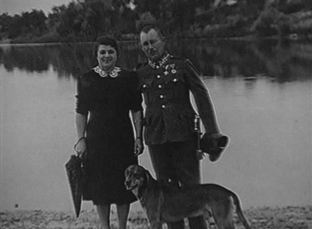 Dunafalvi Lajos csendőrőrmester feleségével, Vilmával