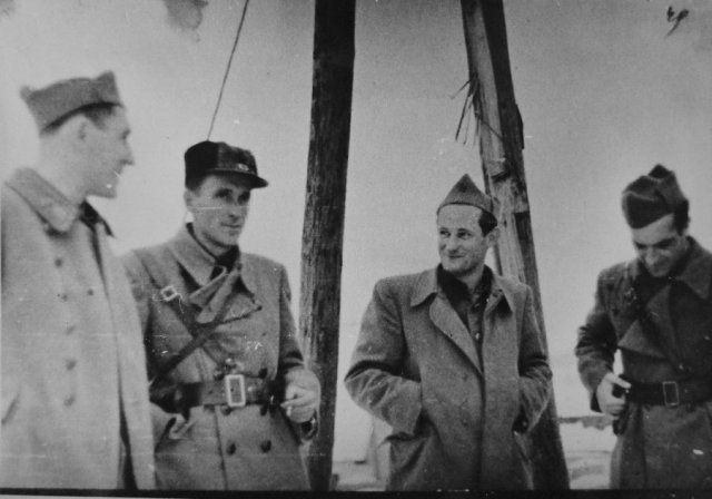 Jugoszláv Nemzeti Felszabadító és Partizánosztag parancsnokai.
