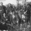 A partizánok 6. újvidéki hadtestének katonái.